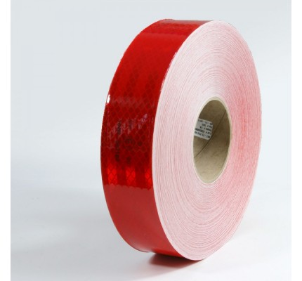 Kırmızı Reflektif Bant 5cm x 50mt Reflekt Reflektör Reflektif Petekli Şerit Bant TÜVTÜRK Uyumlu