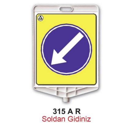 Soldan Gidiniz Levhası 315