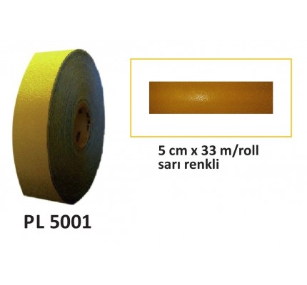 Yapışkanlı Zemin İşaretleme Bandı PL 5001