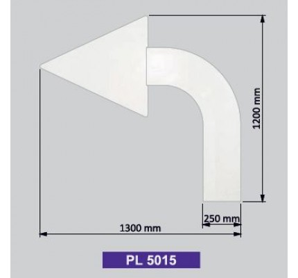 Yapışkanlı Zemin Uyarı İşareti PL 5015