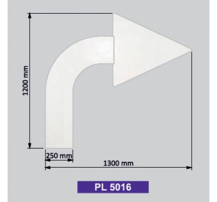 Yapışkanlı Zemin Uyarı İşareti PL 5016
